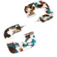 ORNATE MULTICOLORED HOOP EARRINGS - Rajwada