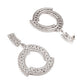 SUNSHINE BIG WHITE HOOP EARRINGS - Rajwada