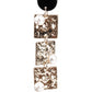 SUNSHINE GOLD AND BLACK DANGLER EARRINGS - Rajwada
