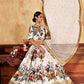 CREAM SASSY LEHENGA SET - Rajwada