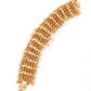 Cultured White Pearl and Green Rhinestone Bracelet - Rajwada