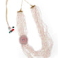Cute Baby Pink Necklace Set - Rajwada