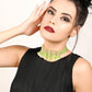 Cute Light Green Choker Necklace Set - Rajwada