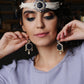 Dark Blue Choker Necklace - Rajwada