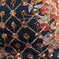 Dark Blue floral printed Lehenga Choli with Sequins Zari Embroidery Work - Rajwada