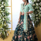 Dark Green Sequins Georgette Lehenga Set - Rajwada