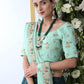 Dark Green Sequins Georgette Lehenga Set - Rajwada
