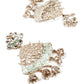 DELICATE GREEN MEENAKARI EARRINGS - Rajwada
