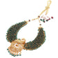 Delicate Traditional Peacock Necklace Set - Rajwada