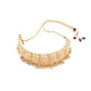 Delight Gold Choker Set - Rajwada