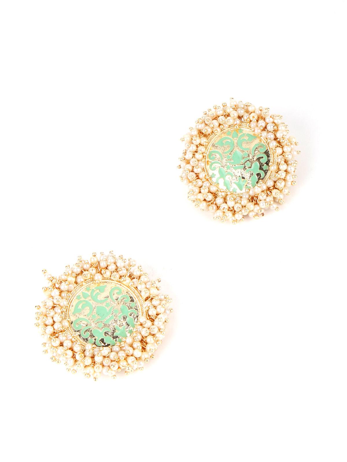 Delightful Pearl Earring - Rajwada