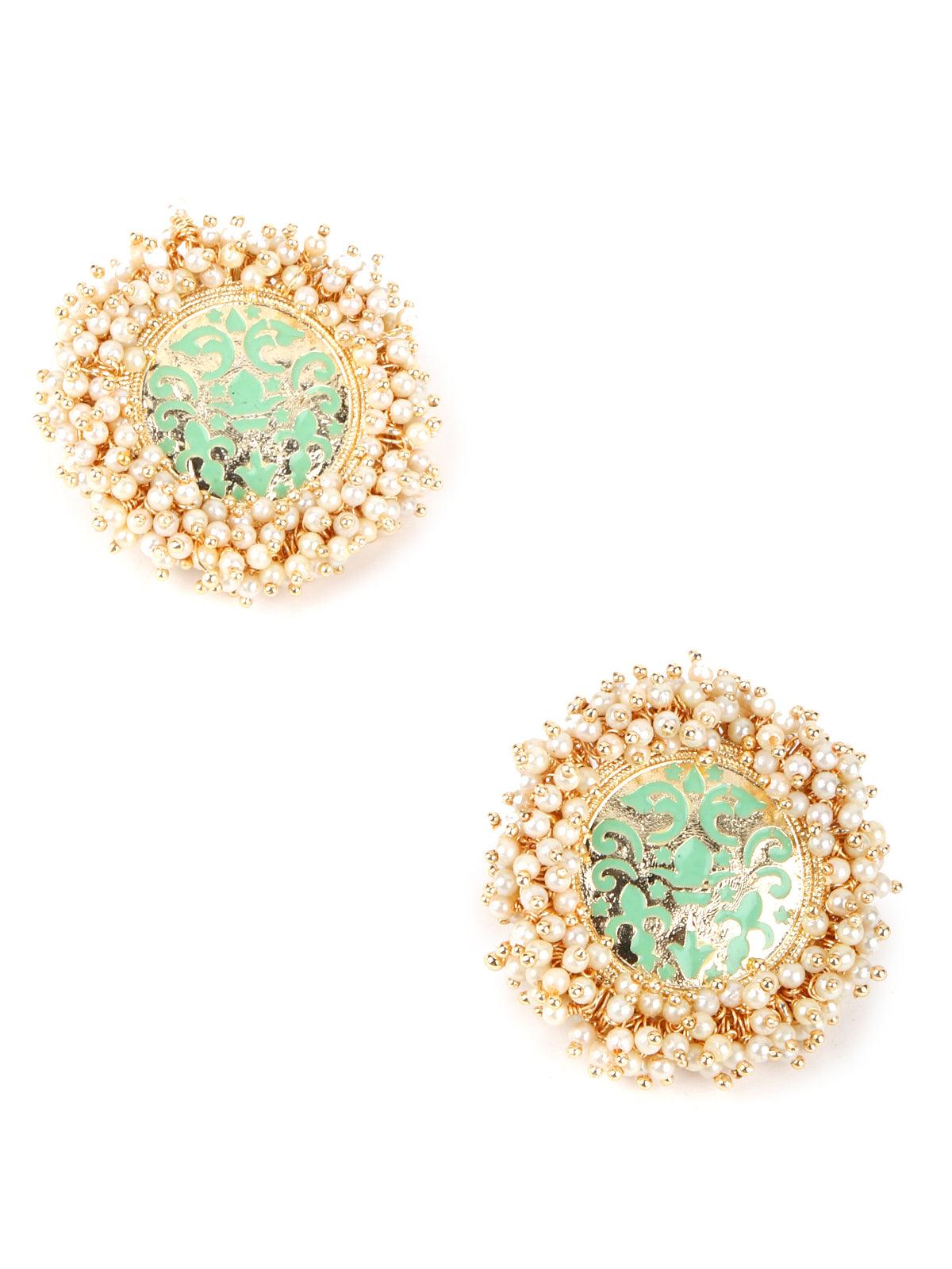 Delightful Pearl Earring - Rajwada