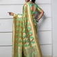 Designer Green Banarasi Silk Saree - Rajwada