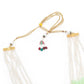 DESIGNER GREEN BEADS NECKLACE SET - Rajwada