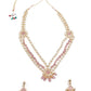 DESIGNER KUNDAN AND STONES NECKLACE SET - Rajwada