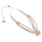 DESIGNER KUNDAN AND STONES NECKLACE SET - Rajwada