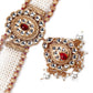 Designer Kundan White Beaded Choker Set - Rajwada