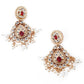 Designer Kundan White Beaded Choker Set - Rajwada