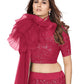 Designer Pink Georgette Lehenga Choli - Rajwada