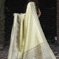 Designer Pista Banarasi Silk Saree - Rajwada