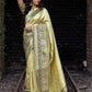 Designer Pista Banarasi Silk Saree - Rajwada