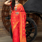 Designer Red Banarasi Silk Saree - Rajwada
