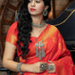 Designer Red Banarasi Silk Saree - Rajwada