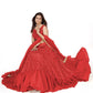 Designer Red Georgette Lehenga Choli - Rajwada