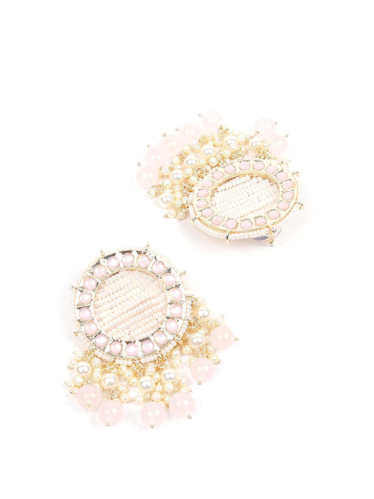 Designer White and Gold Traditional Choker Set for Women - Rajwada