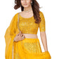 Designer Yellow Georgette Lehenga Choli - Rajwada