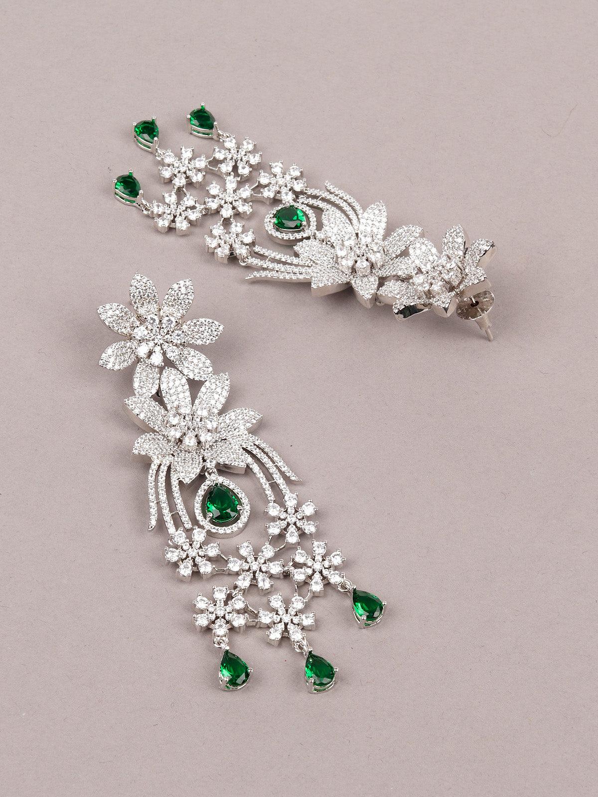 DIAMOND STUDDED EARRINGS - Rajwada