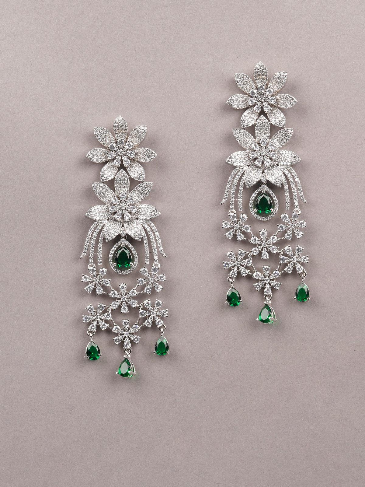 DIAMOND STUDDED EARRINGS - Rajwada