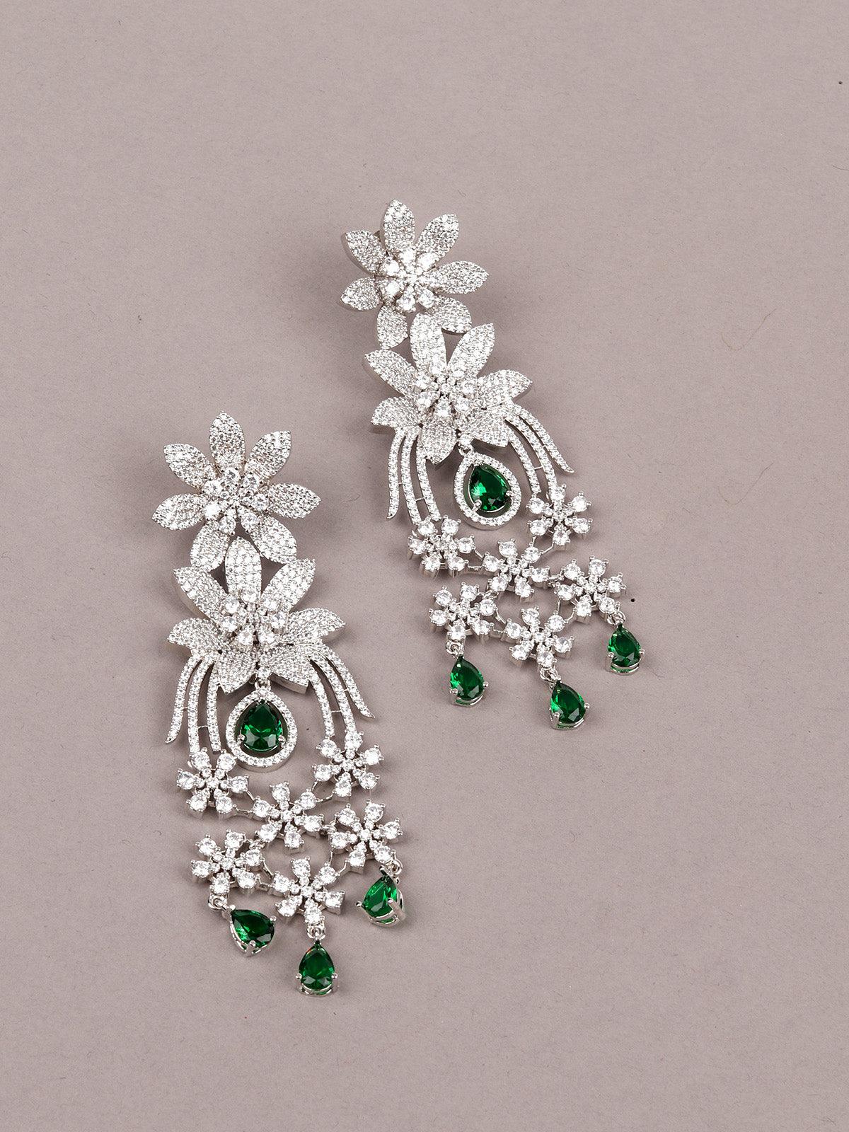 DIAMOND STUDDED EARRINGS - Rajwada