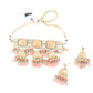 Diva Coral Choker Necklace Set - Rajwada