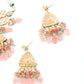 Diva Coral Choker Necklace Set - Rajwada