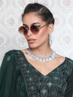 Drop-dead-gorgeous Drop Shaped Necklace - Rajwada