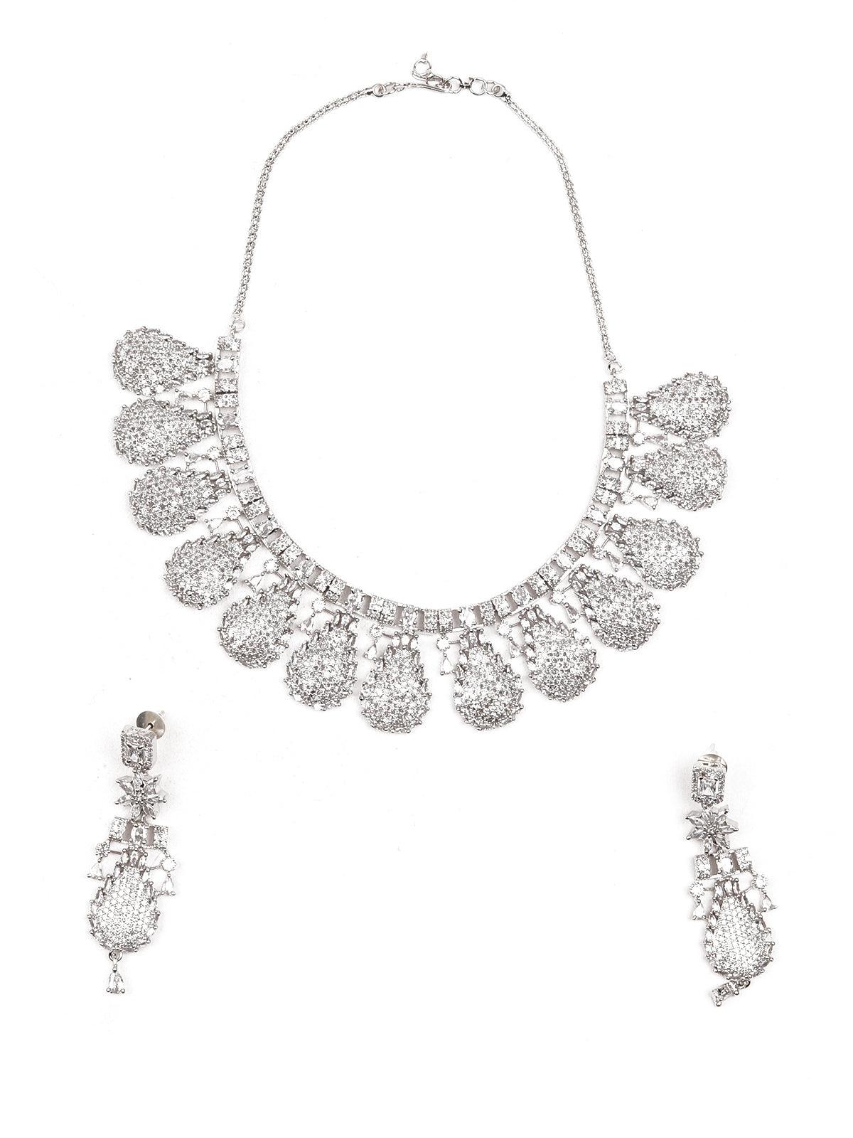 Drop-dead-gorgeous Drop Shaped Necklace - Rajwada