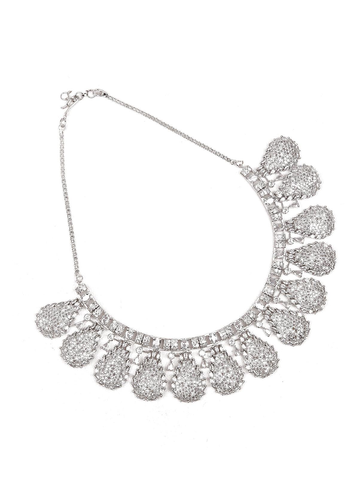 Drop-dead-gorgeous Drop Shaped Necklace - Rajwada
