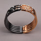 Dual coloured gold and smoke silver Bracelet - Rajwada