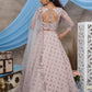 Dusty Purple Sequins Net Lehenga Set - Rajwada