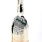 Rajwada Dark Green Embroidered Bridal Potli Bag with Tassels For Women