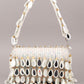 Rajwada White Tassels Embellished Clutch For Women