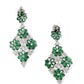 Elegant Floral Green Choker Necklace Set - Rajwada