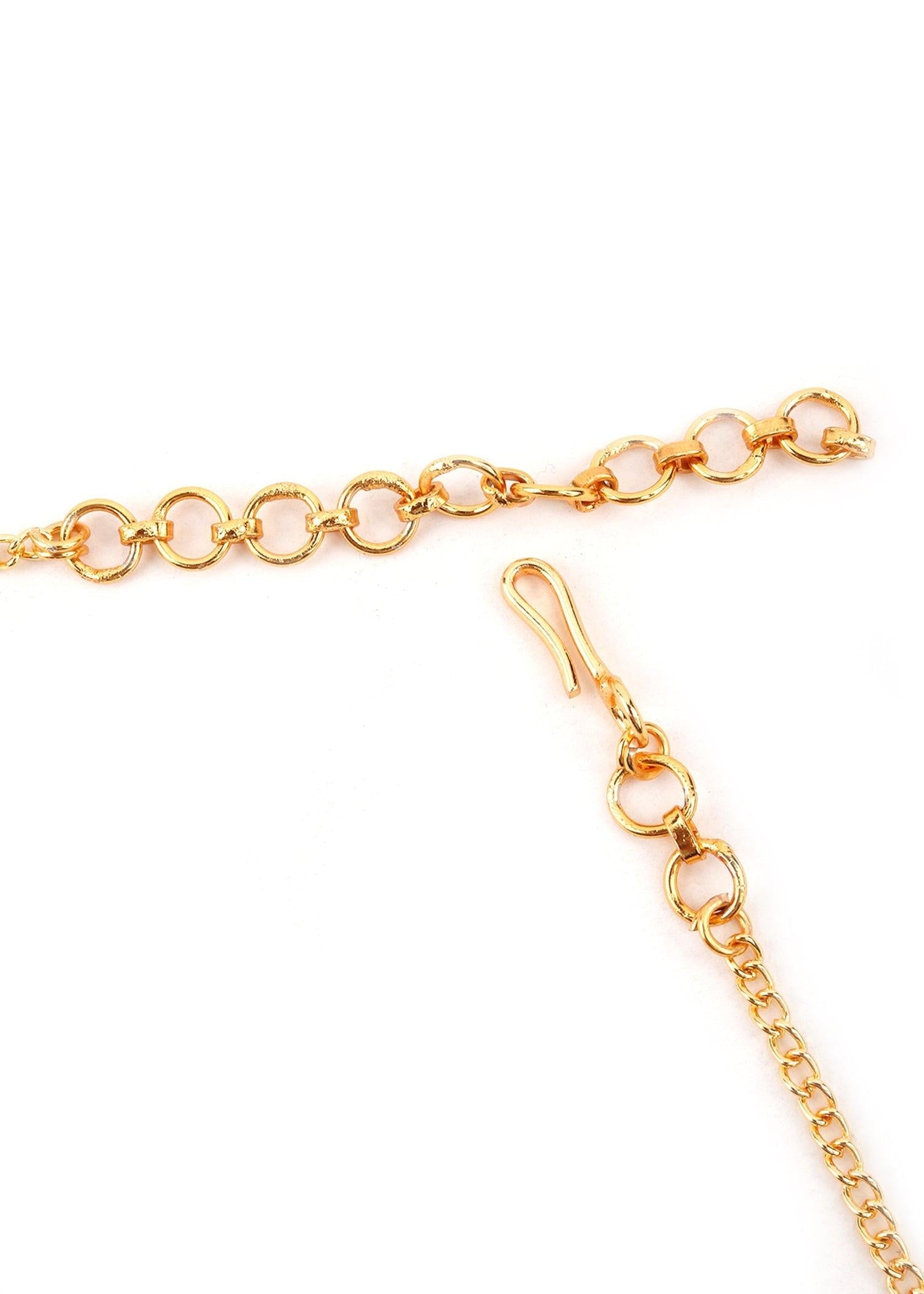 Elegant Pearl Belt With Beads - Rajwada