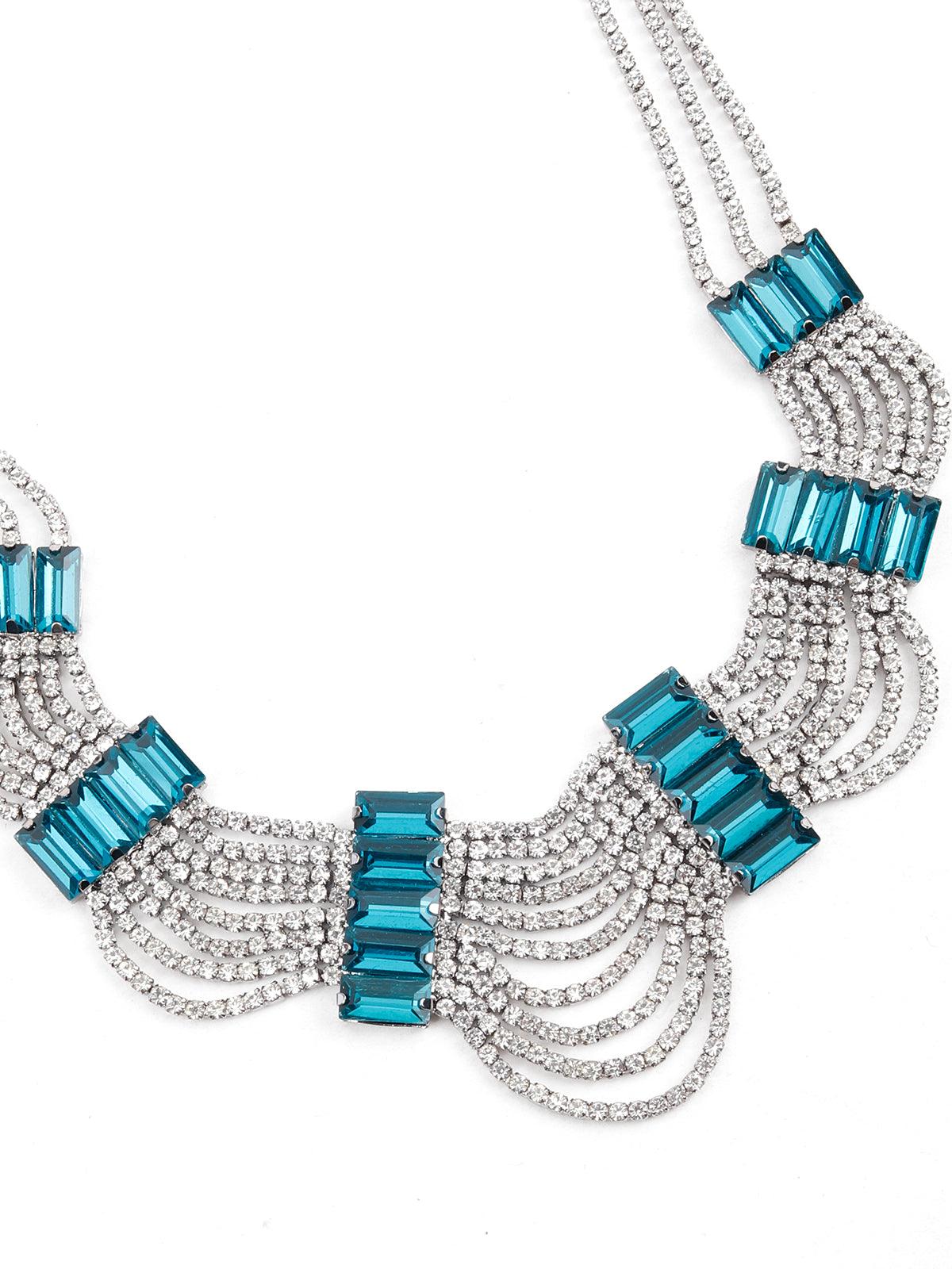 Elegant Turquoise Princess Necklace - Rajwada
