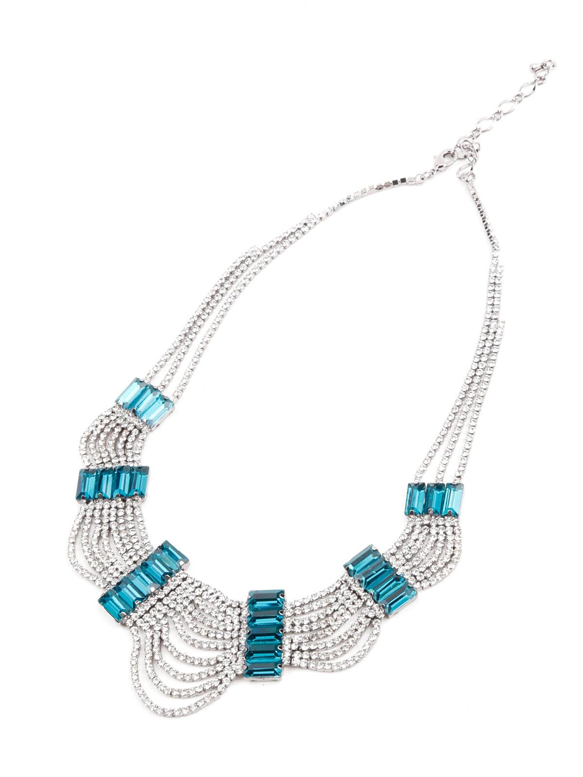 Elegant Turquoise Princess Necklace - Rajwada