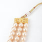 Elegant White and Pink Pearl Chain - Rajwada