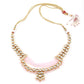 Elegant White Floral  Necklace Set - Rajwada