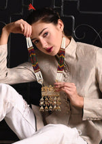 Elite Multicolor Rani Haar Necklace Set - Rajwada