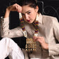 Elite Multicolor Rani Haar Necklace Set - Rajwada